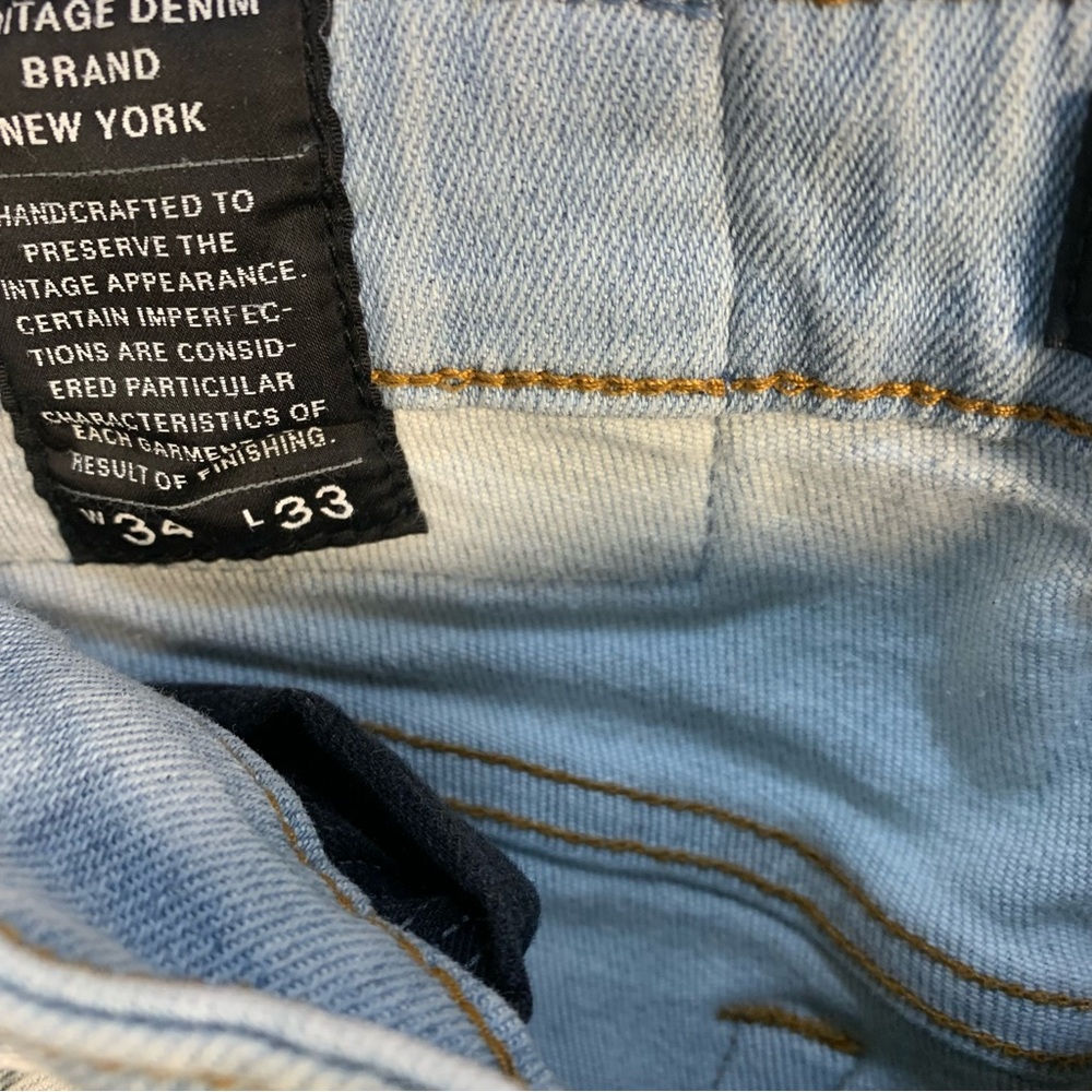 Cult of Individuality Rocker Slim Jeans Distressed Light Wash - Picture 9 of 15